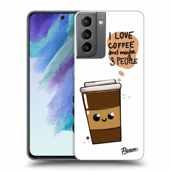 Obal pro Samsung Galaxy S21 FE 5G - Cute coffee