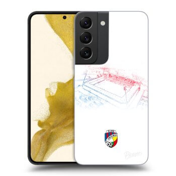 Picasee silikonový průhledný obal pro Samsung Galaxy S22 5G - FC Viktoria Plzeň C