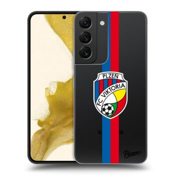 Picasee silikonový průhledný obal pro Samsung Galaxy S22 5G - FC Viktoria Plzeň H