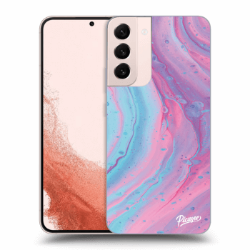 Obal pro Samsung Galaxy S22+ 5G - Pink liquid