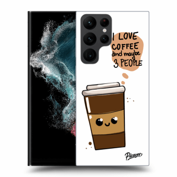 Obal pro Samsung Galaxy S22 Ultra 5G - Cute coffee
