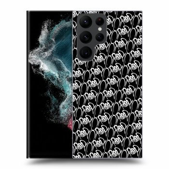 Obal pro Samsung Galaxy S22 Ultra 5G - Separ - White On Black 2