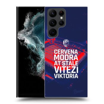 Picasee silikonový průhledný obal pro Samsung Galaxy S22 Ultra 5G - FC Viktoria Plzeň E