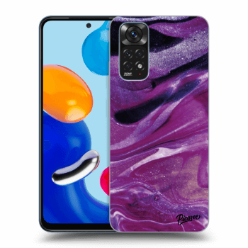 Obal pro Xiaomi Redmi Note 11 - Purple glitter