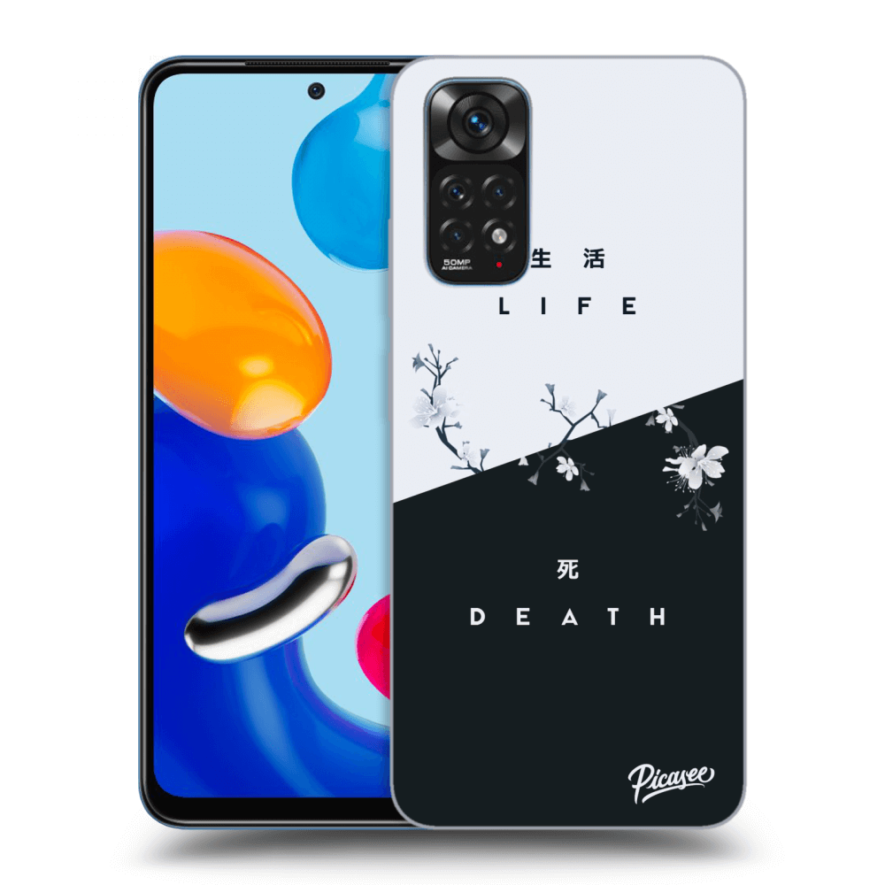 Picasee silikonový černý obal pro Xiaomi Redmi Note 11 - Life - Death