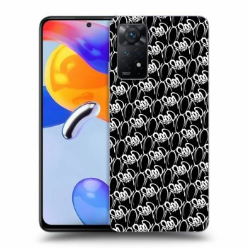 Picasee silikonový černý obal pro Xiaomi Redmi Note 11 Pro - Separ - White On Black 2
