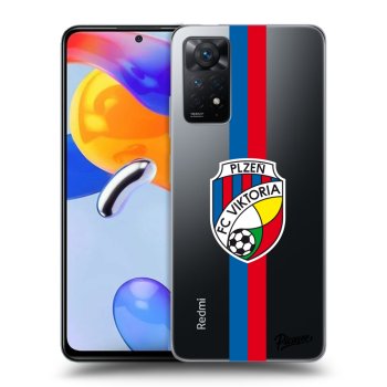 Picasee silikonový průhledný obal pro Xiaomi Redmi Note 11 Pro - FC Viktoria Plzeň H