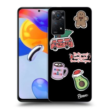 Obal pro Xiaomi Redmi Note 11 Pro - Christmas Stickers