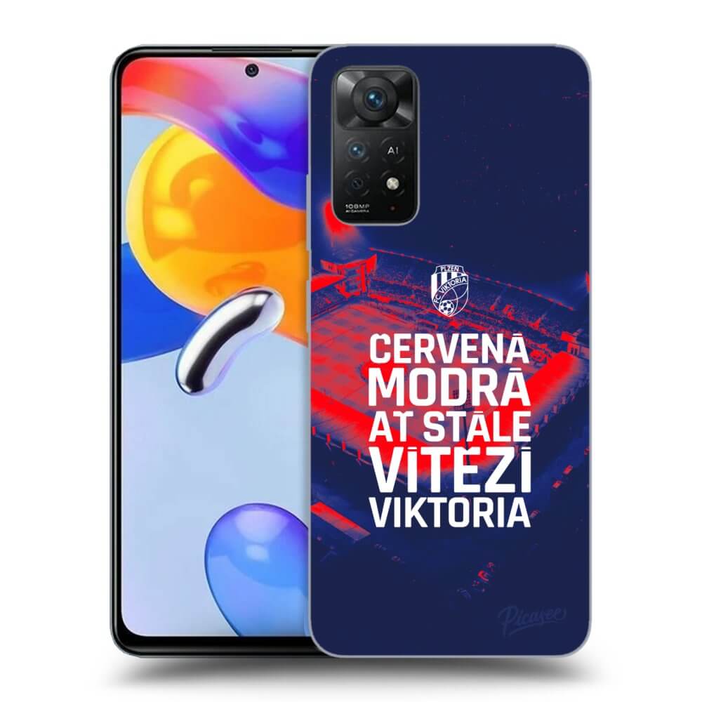 Picasee silikonový průhledný obal pro Xiaomi Redmi Note 11 Pro 5G - FC Viktoria Plzeň E