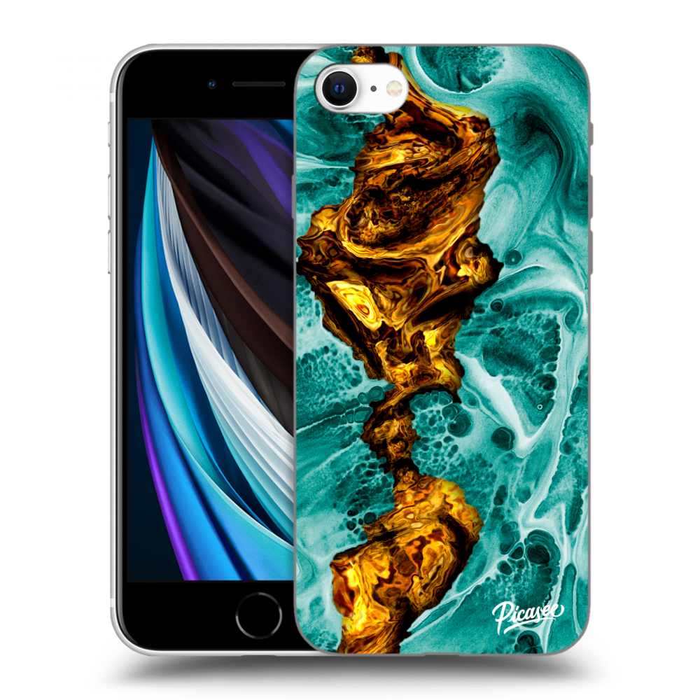 Picasee ULTIMATE CASE pro Apple iPhone SE 2022 - Goldsky