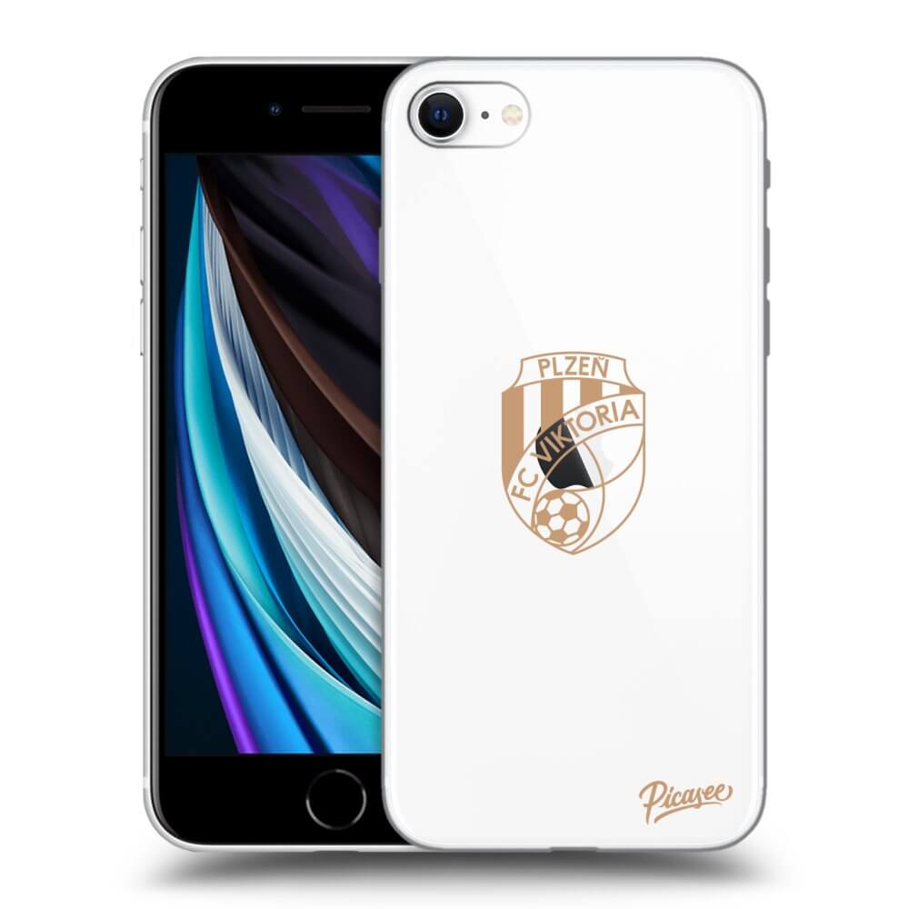 Picasee silikonový průhledný obal pro Apple iPhone SE 2022 - FC Viktoria Plzeň I