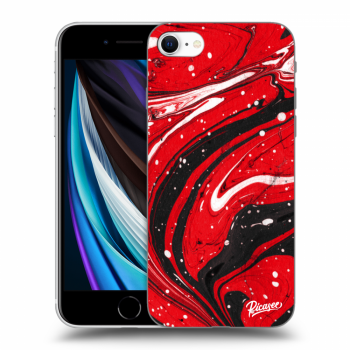 Obal pro Apple iPhone SE 2022 - Red black