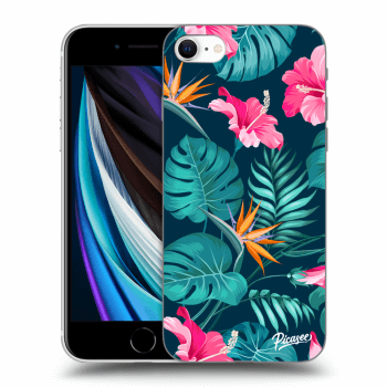 Obal pro Apple iPhone SE 2022 - Pink Monstera