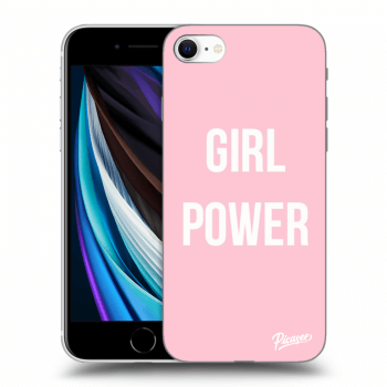 Picasee silikonový černý obal pro Apple iPhone SE 2022 - Girl power