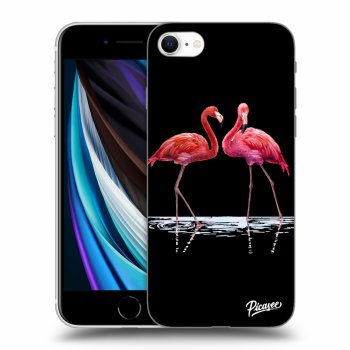 Picasee ULTIMATE CASE pro Apple iPhone SE 2022 - Flamingos couple