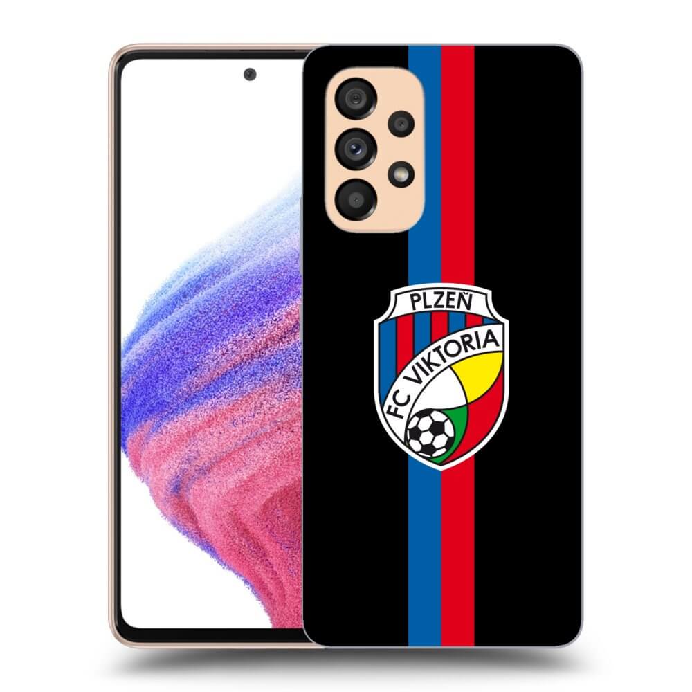 Picasee silikonový černý obal pro Samsung Galaxy A53 5G - FC Viktoria Plzeň H