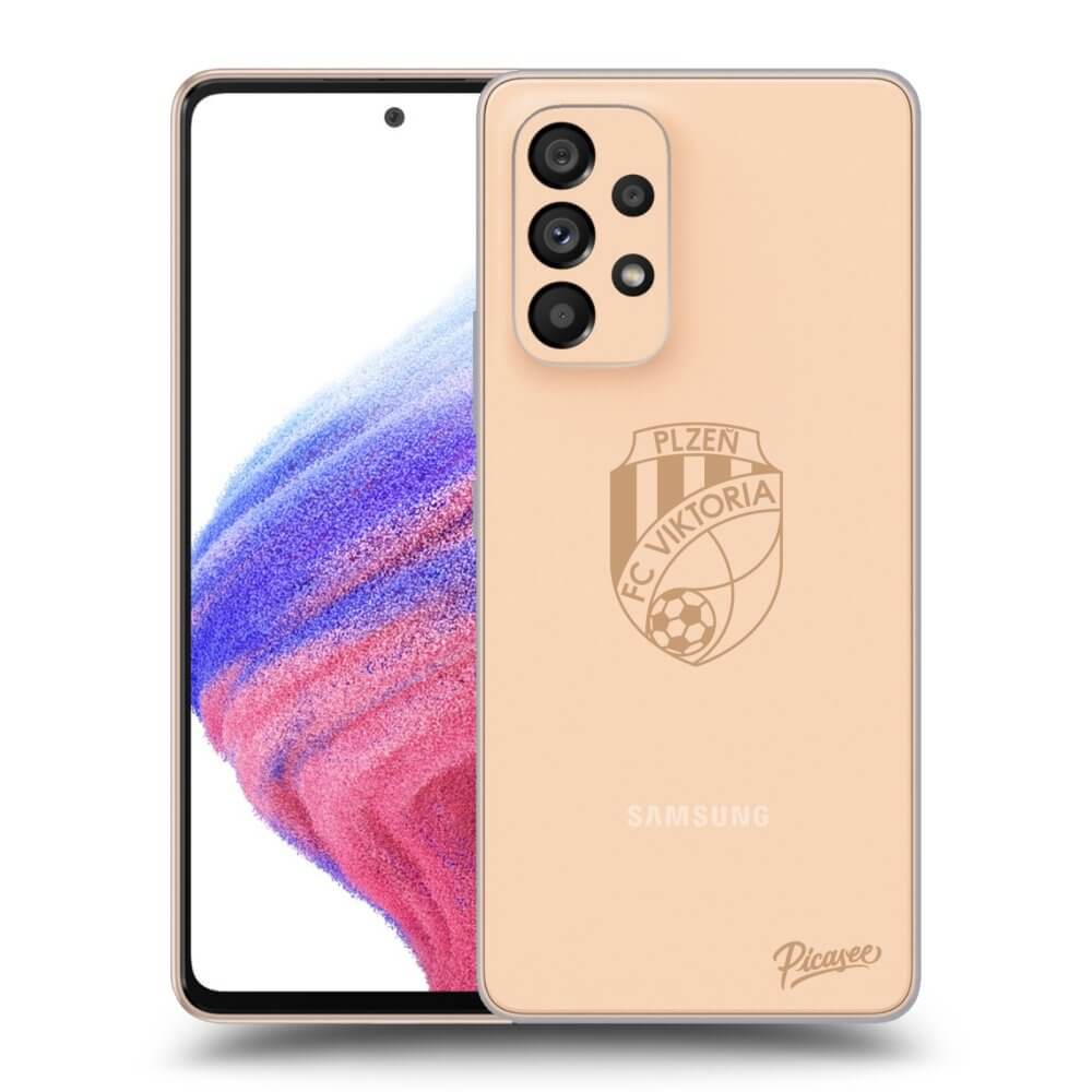 Picasee silikonový průhledný obal pro Samsung Galaxy A53 5G - FC Viktoria Plzeň I