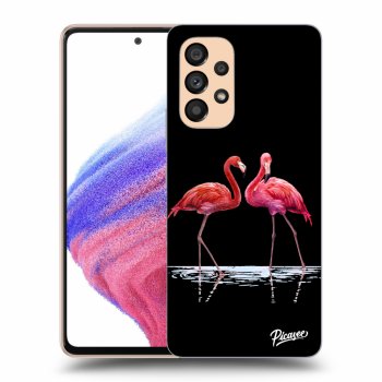 Obal pro Samsung Galaxy A53 5G - Flamingos couple