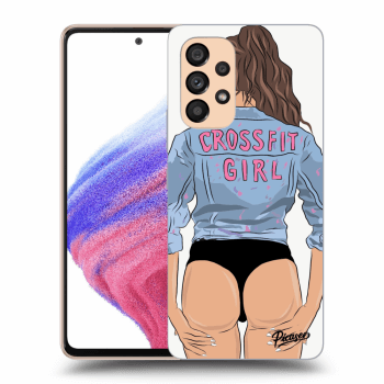 Picasee ULTIMATE CASE pro Samsung Galaxy A53 5G - Crossfit girl - nickynellow