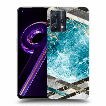 Obal pro Realme 9 Pro 5G - Blue geometry