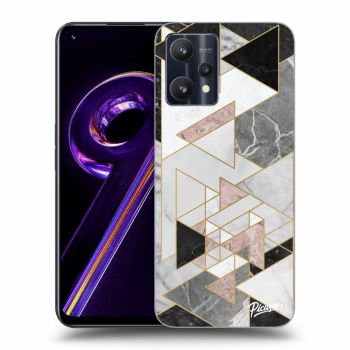 Picasee silikonový průhledný obal pro Realme 9 Pro 5G - Light geometry