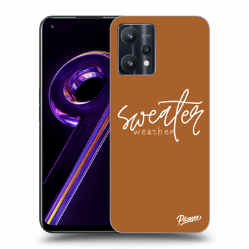 Picasee silikonový černý obal pro Realme 9 Pro 5G - Sweater weather