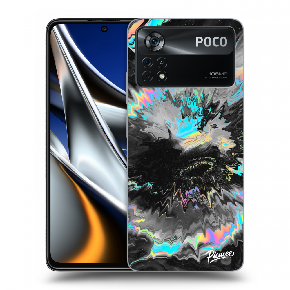 Picasee silikonový černý obal pro Xiaomi Poco X4 Pro 5G - Magnetic