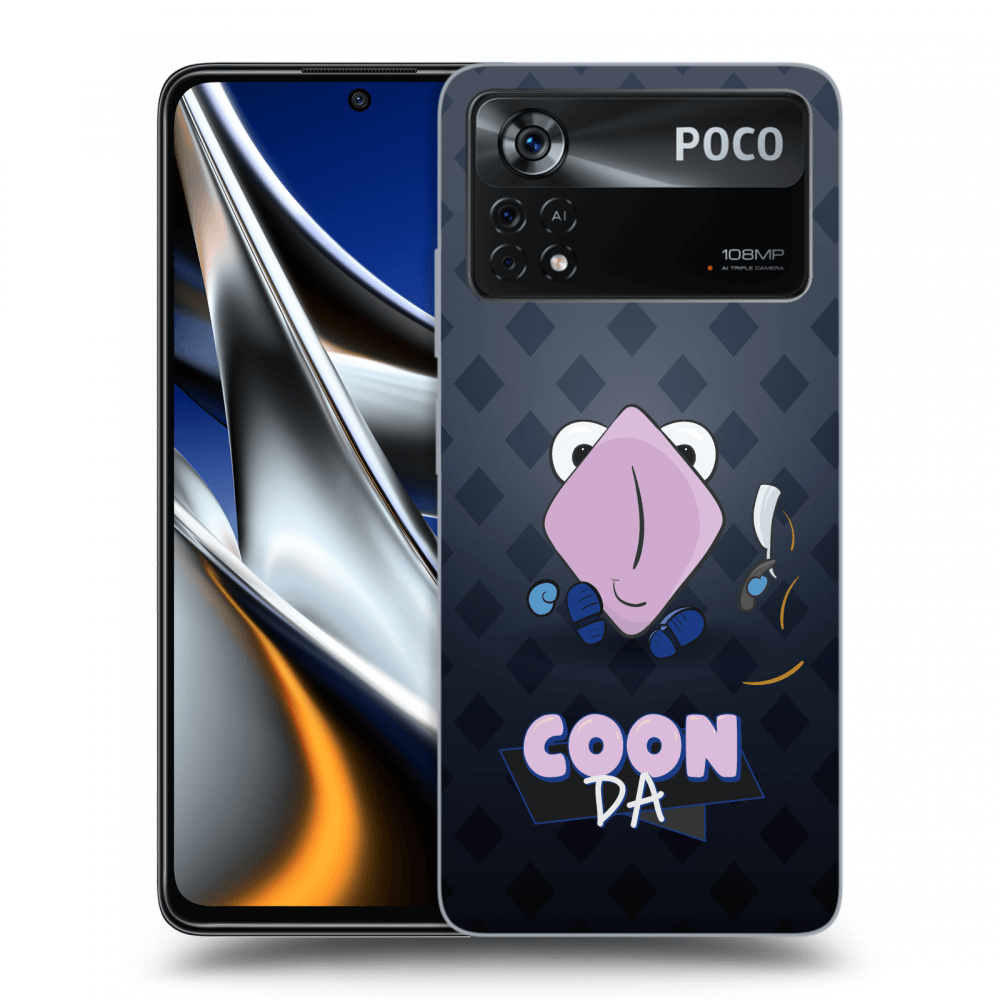 Picasee silikonový černý obal pro Xiaomi Poco X4 Pro 5G - COONDA holátko - tmavá