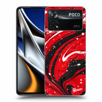 Obal pro Xiaomi Poco X4 Pro 5G - Red black