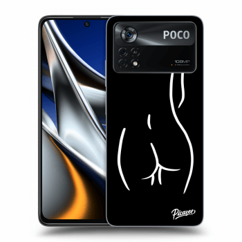 Obal pro Xiaomi Poco X4 Pro 5G - Svlečená Bílá