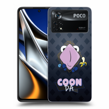 Picasee silikonový průhledný obal pro Xiaomi Poco X4 Pro 5G - COONDA chlupatka - tmavá