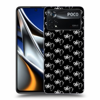 Picasee silikonový černý obal pro Xiaomi Poco X4 Pro 5G - Separ - White On Black