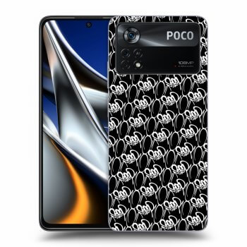 Picasee silikonový černý obal pro Xiaomi Poco X4 Pro 5G - Separ - White On Black 2