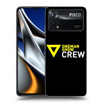 Picasee silikonový černý obal pro Xiaomi Poco X4 Pro 5G - ONEMANSHOW CREW