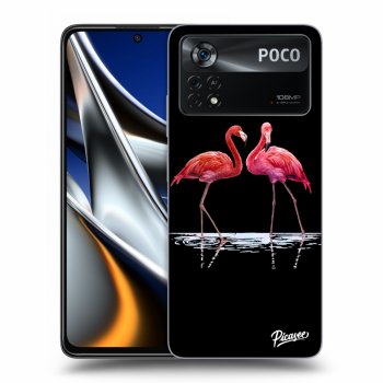 Obal pro Xiaomi Poco X4 Pro 5G - Flamingos couple