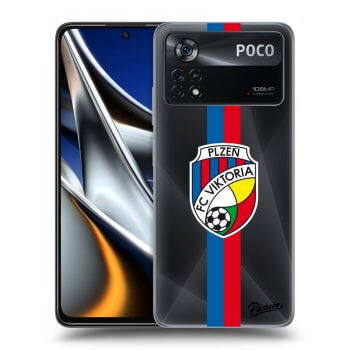 Picasee silikonový průhledný obal pro Xiaomi Poco X4 Pro 5G - FC Viktoria Plzeň H