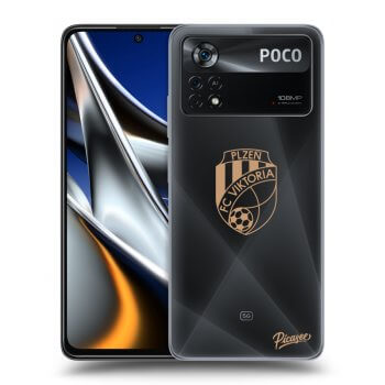 Picasee silikonový průhledný obal pro Xiaomi Poco X4 Pro 5G - FC Viktoria Plzeň I