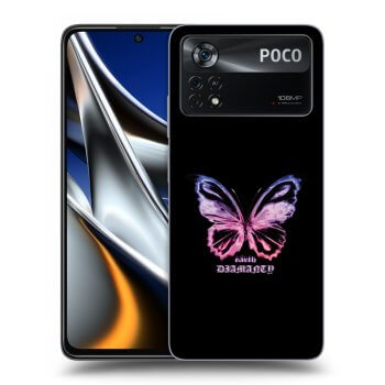 Obal pro Xiaomi Poco X4 Pro 5G - Diamanty Purple