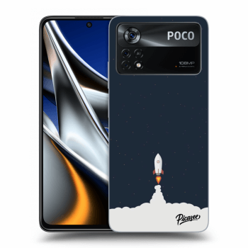 Picasee silikonový průhledný obal pro Xiaomi Poco X4 Pro 5G - Astronaut 2