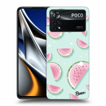 Picasee silikonový průhledný obal pro Xiaomi Poco X4 Pro 5G - Watermelon 2