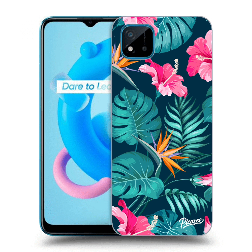 Picasee ULTIMATE CASE pro Realme C11 (2021) - Pink Monstera