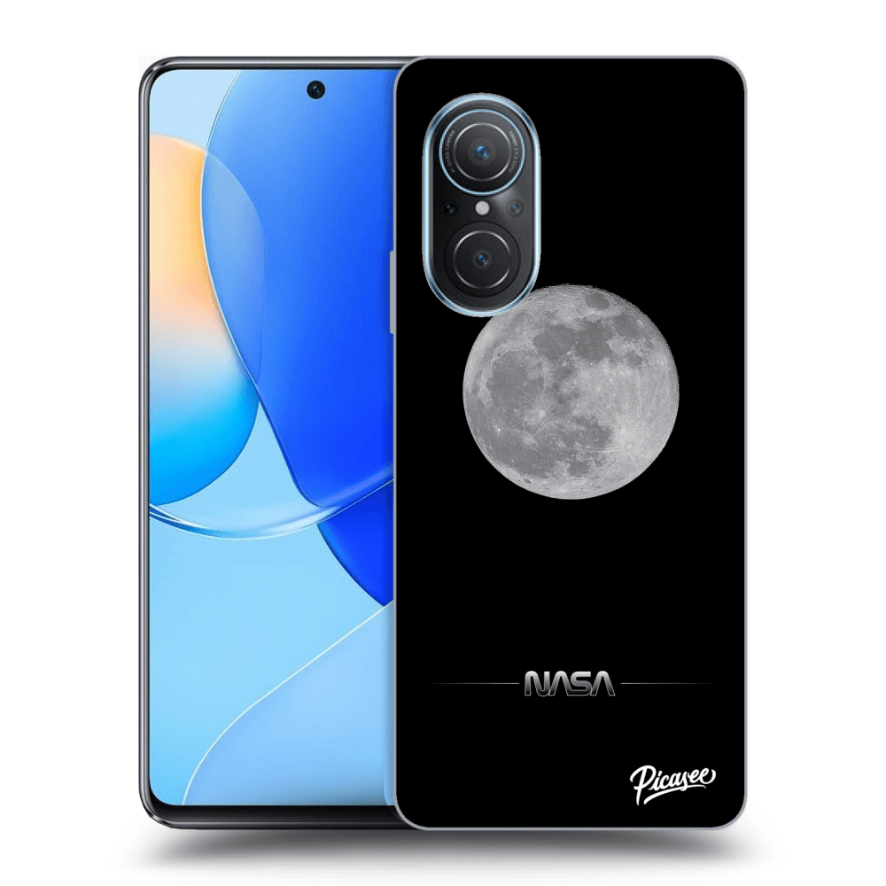 Picasee silikonový černý obal pro Huawei Nova 9 SE - Moon Minimal