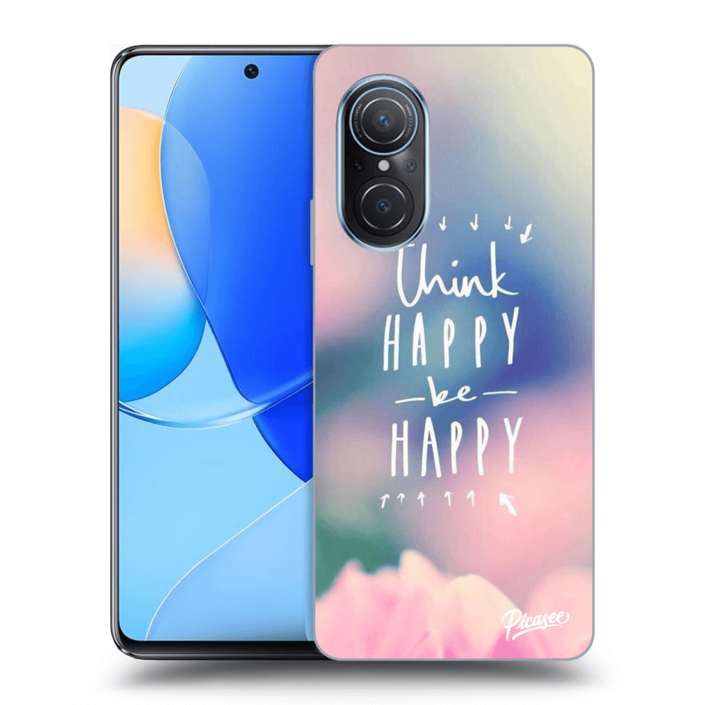 Picasee silikonový průhledný obal pro Huawei Nova 9 SE - Think happy be happy