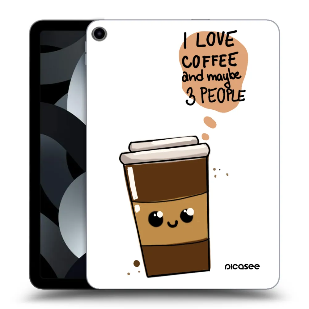 Picasee silikonový průhledný obal pro Apple iPad Air 5 10.9" 2022 - Cute coffee