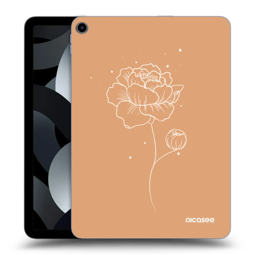 Picasee silikonový průhledný obal pro Apple iPad Air 5 10.9" 2022 - Peonies