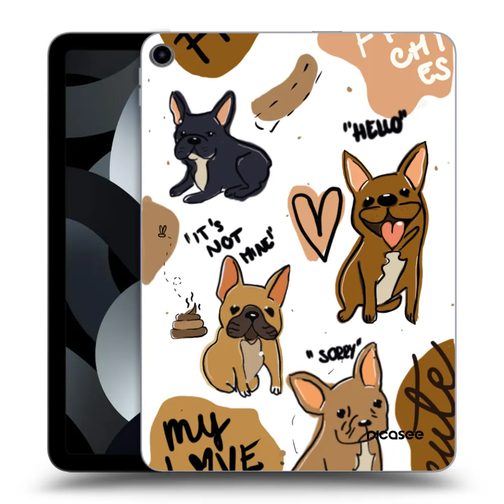 Picasee silikonový průhledný obal pro Apple iPad Air 5 10.9" 2022 - Frenchies