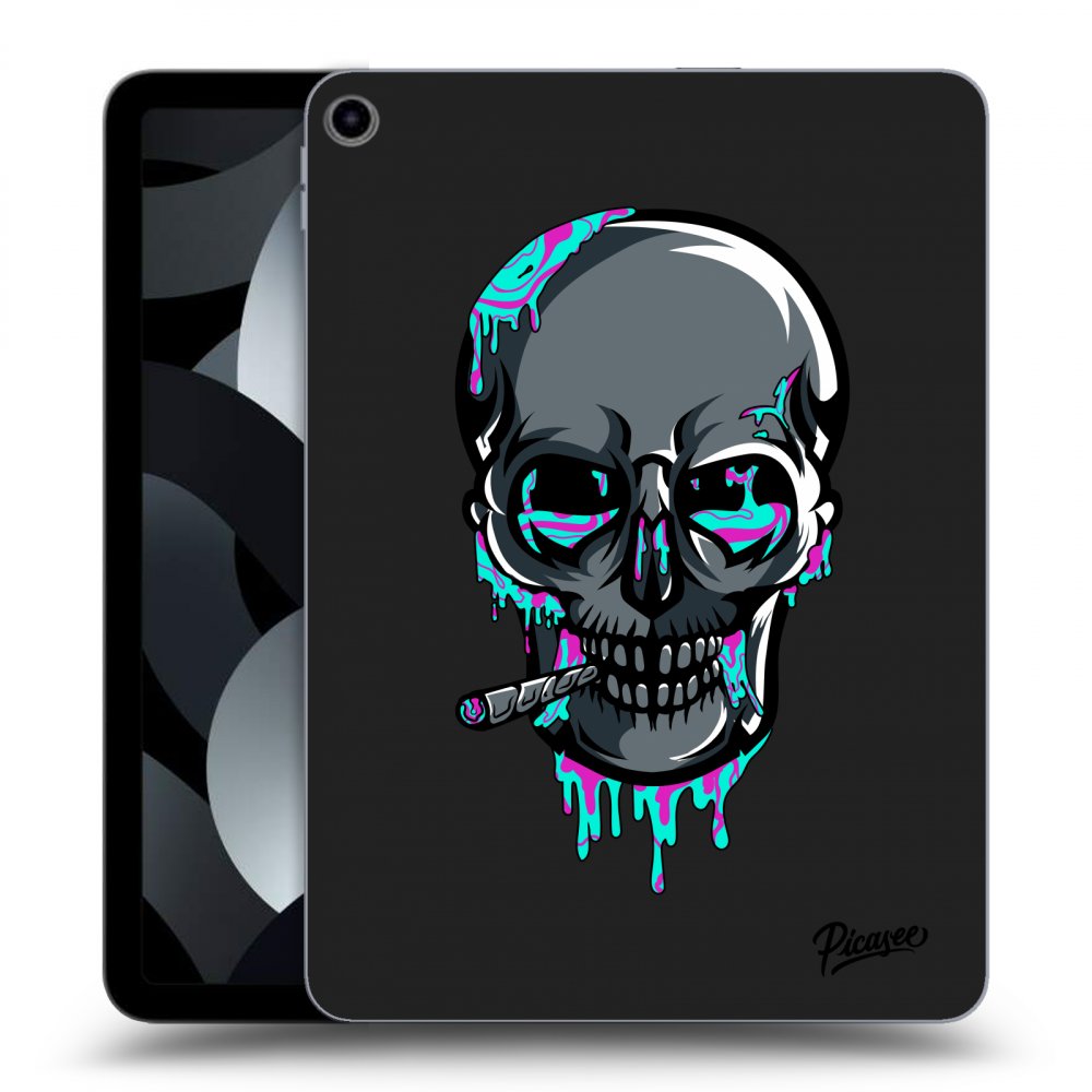 Picasee silikonový černý obal pro Apple iPad Air 5 10.9" 2022 - EARTH - Lebka 3.0