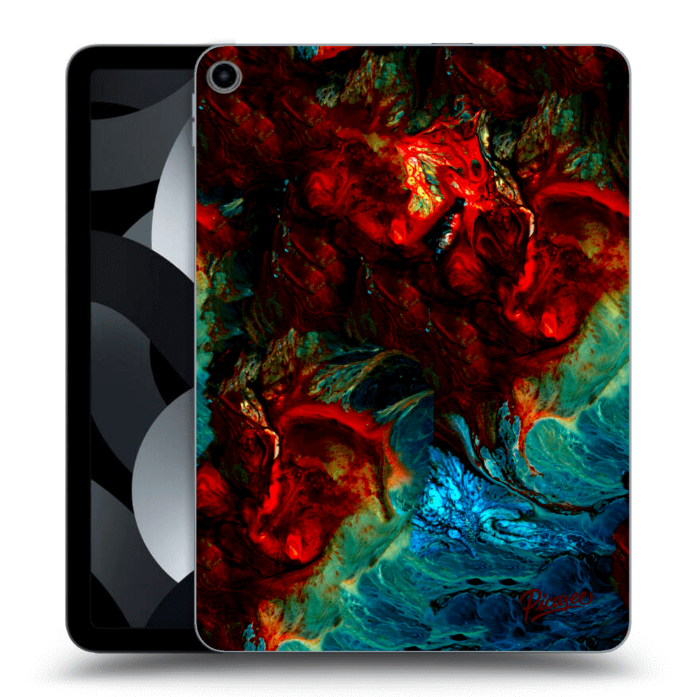 Picasee silikonový černý obal pro Apple iPad Air 5 10.9" 2022 - Universe
