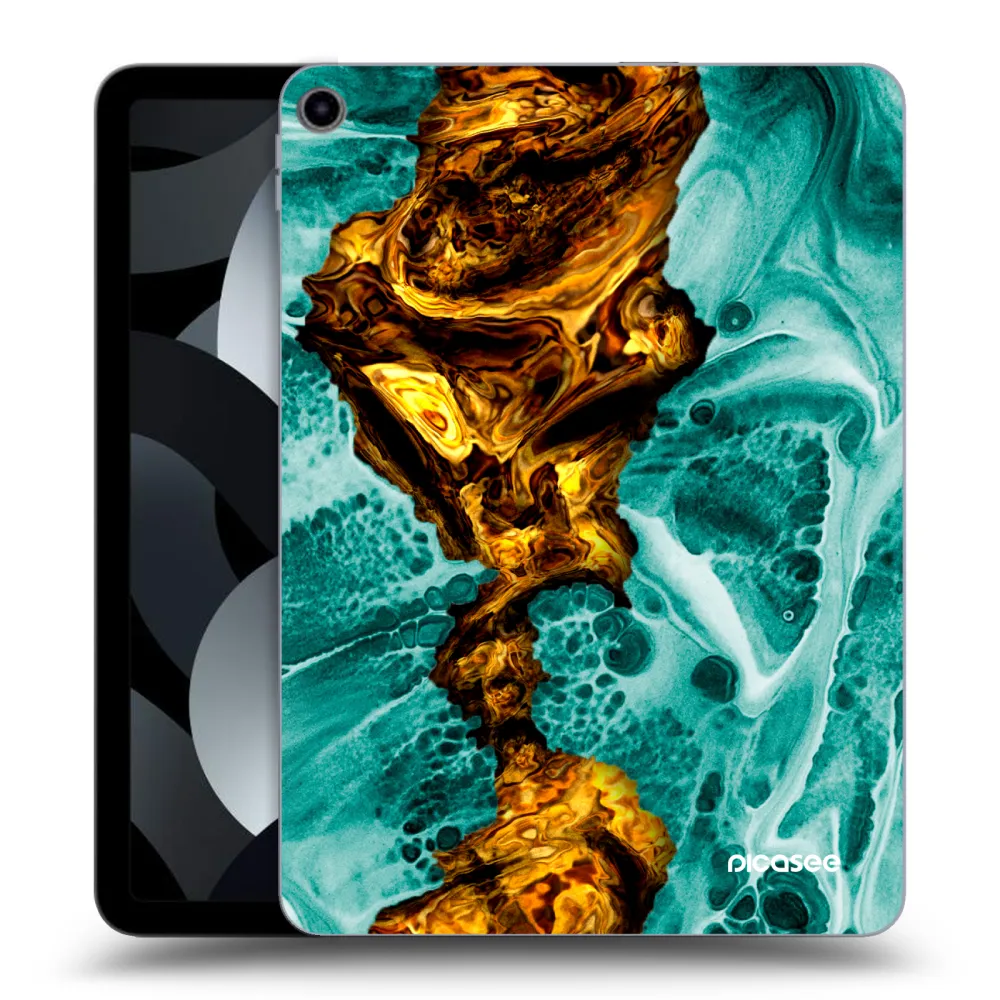 Picasee silikonový průhledný obal pro Apple iPad Air 5 10.9" 2022 - Goldsky