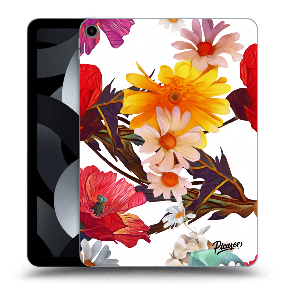 Picasee silikonový černý obal pro Apple iPad Air 5 10.9" 2022 - Meadow